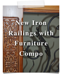
New Iron Railings with 
Furniture Compo