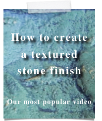 
How to create 
a textured stone finish

Our most popular video